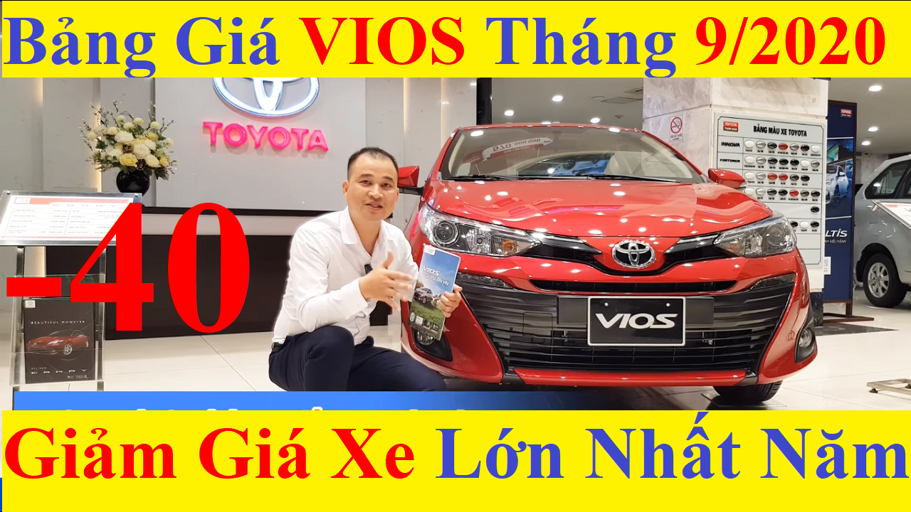 ✅Bảng Giá Xe Toyota Vios Cập Nhật Khuyến Mại 2 Tháng 9 Năm 2020 ✅Giảm Giá Chỉ 150 Triệu Mua Xe Ngay